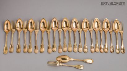 PARIS 1798-1809 / 1803-1809
Douze couverts...