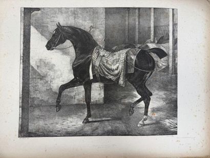 Théodore GERICAULT (1791 - 1824) 
L'Abreuvoir,...