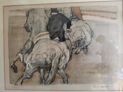 Claude WEISBUCH (1927 - 2014)
Cavalier et...