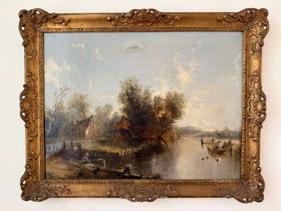 Alfred MONTAGUE (1832 - 1883)
Pêcheurs sur...