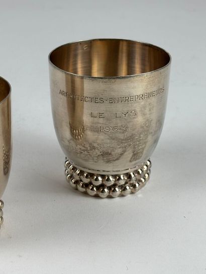 PIERRE MAEGHT Paris
950°/°° silver goblet,...