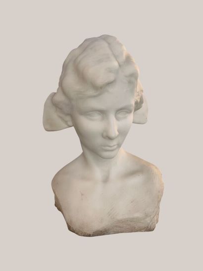 Philippe WOLFERS (1858–1929)
Bust of a Woman,...