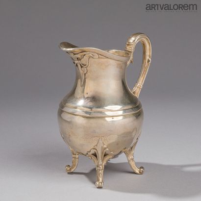 EMILE PUIFORCAT
950°/°° silver milk jug,...