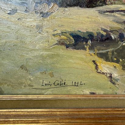 Louis Alexandre CABIÉ (1853-1939)
Paysage...