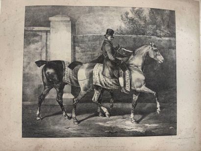 Théodore GERICAULT (1791 - 1824) 
L'Abreuvoir,...