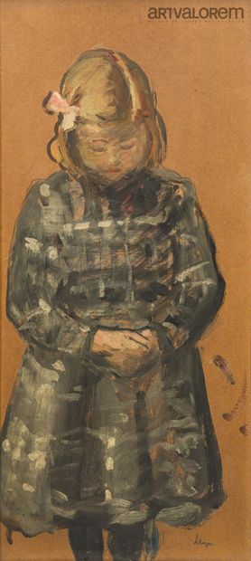 Henri LEBASQUE, 1865-1937
Fillette à la robe...