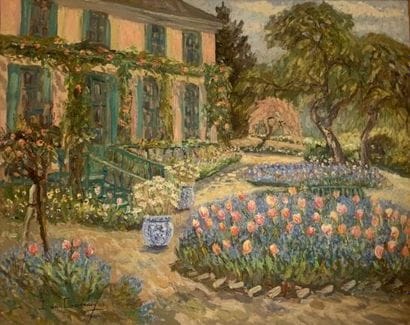 Isabelle de GANAY (née en 1960)
Jardin, 
Huile...