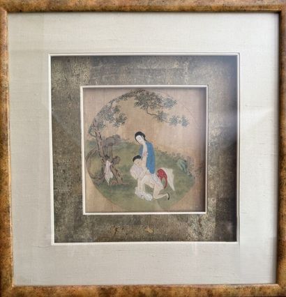 CHINA - 19th–20th century
Erotic scene in...