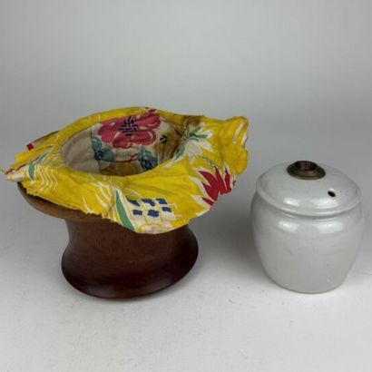 VIETNAM, early 20th century. 
White-glazed...
