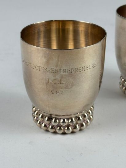 PIERRE MAEGHT Paris
950°/°° silver goblet,...