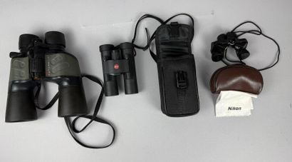 [ BINOCULARS ] 
Set of three pairs of binoculars:...