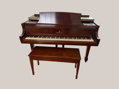 STEINWAY & SON
Quarter-size grand piano with...