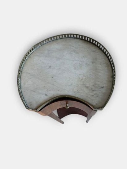 Small coffee table with a convex side, made...
