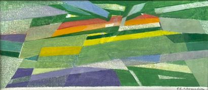André BEAUDIN (1895-1979)
Sans titre, 
Huile...