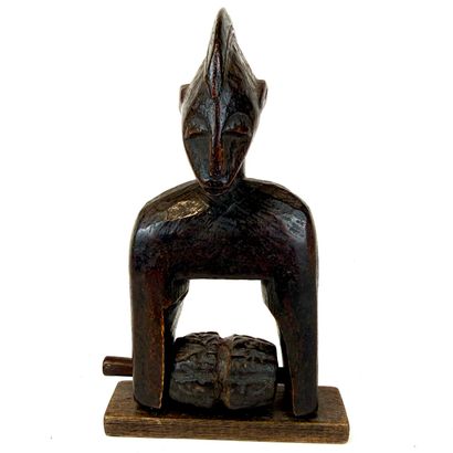 SENUFO, Ivory Coast
Weaving loom pulley with...