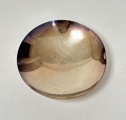 BANCELLIN 
Three 950°/°° silver golf trophies,...