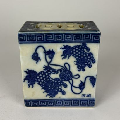 CHINA, 19th–20th century
Opium pillow decorated...