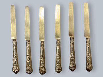 Six dessert forks, six spoons, and six teaspoons...