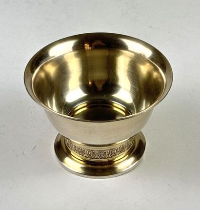 LÉON MAEGHT Paris 
925°/°° silver goblet...
