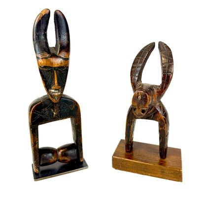 DJIMINI, Côte d'Ivoire
Lot de deux poulies...