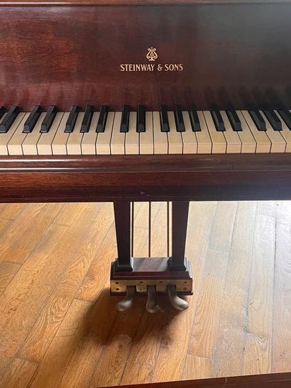 STEINWAY & SON
Quarter-size grand piano with...