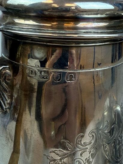 inspection
925°/°° silver teapot engraved...
