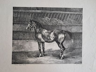 Théodore GERICAULT (1791 - 1824) 
L'Abreuvoir,...
