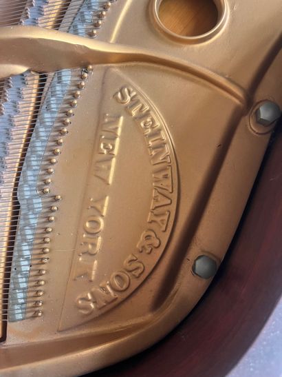 STEINWAY & SON
Quarter-size grand piano with...