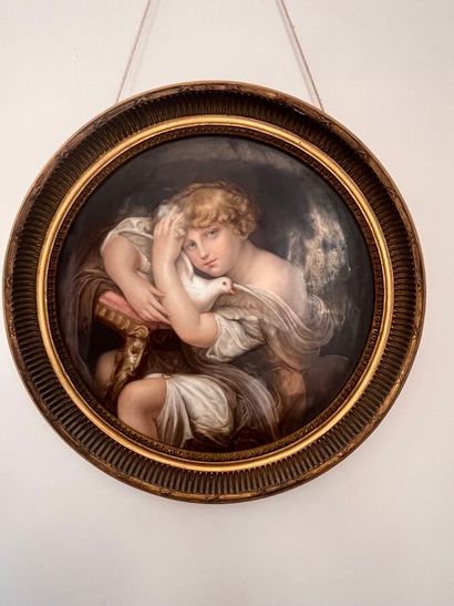 D'après Jean-Baptiste GREUZE
Jeune fille...