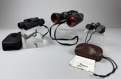 [ BINOCULARS ] 
Set of three pairs of binoculars:...