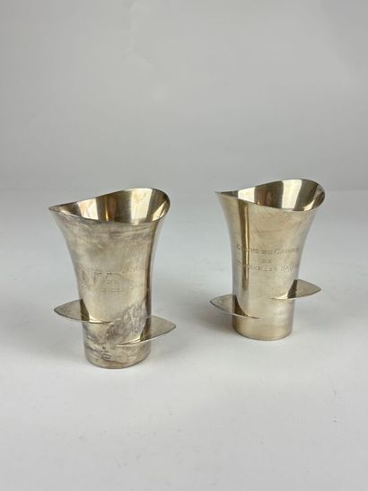 PUIFORCAT Paris
Pair of 925°/°° silver golf...
