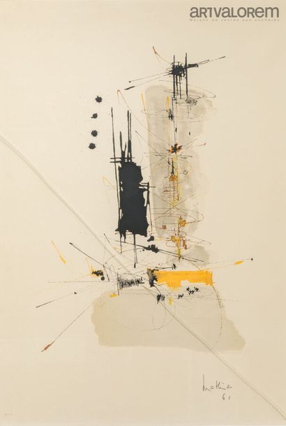 Georges MATHIEU (1921-2012) 