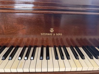 STEINWAY & SON
Quarter-size grand piano with...