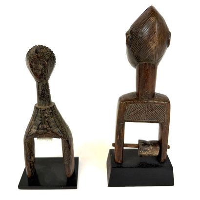 BAOULÉ, Ivory Coast
Set of two pulleys with...