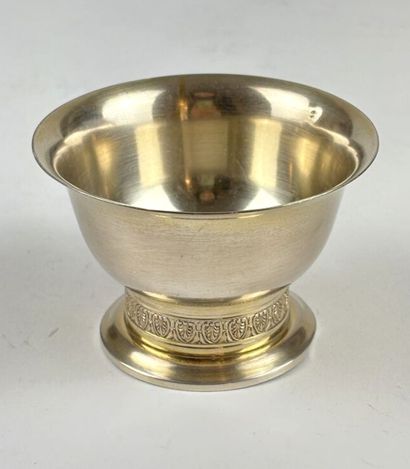 LÉON MAEGHT Paris 
925°/°° silver goblet...
