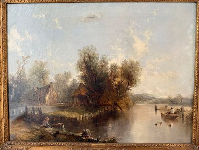 Alfred MONTAGUE (1832 - 1883)
Pêcheurs sur...