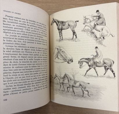 LOT DE LIVRES SUR LA CHASSE 
Joseph OBERTHUR
Chasses...