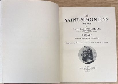 Henry-René d'ALLEMAGNE 
Les Saint Simoniens...