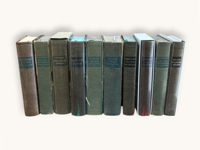 LA PLÉIADE
Lot de dix ouvrages.
(En l'état)...