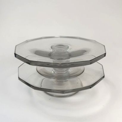 BACCARAT France
Paire de présentoirs à gâteau...
