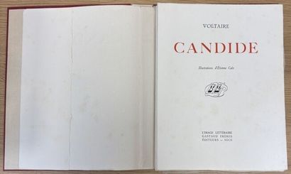 VOLTAIRE - DEUX OUVRAGES 
CANDIDE ou l'Optimisme...