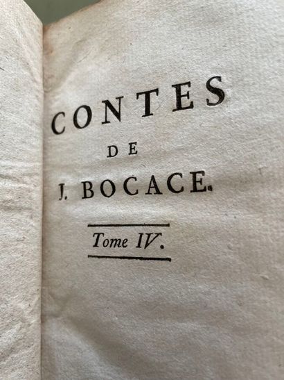 Jean BOCCACE (1313-1375), Contes, 10 vols.

On...