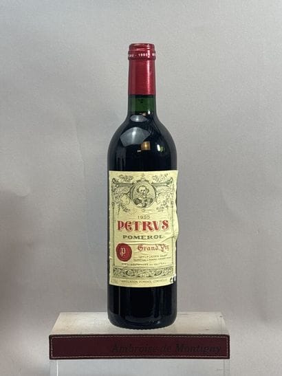 1 Bouteille, PETRUS 1995 - Pomerol 

Etiquette...
