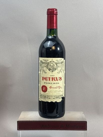1 Bouteille, PETRUS 1989 - Pomerol 

Étiquette...