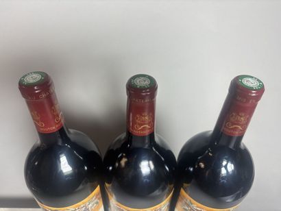 3 Magnums, Château MOUTON ROTHSCHILD 1987...