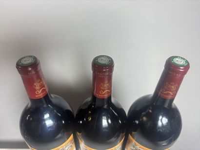 3 Magnums, Château MOUTON ROTHSCHILD 1987...