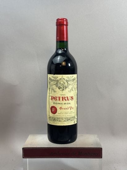 1 Bouteille, PETRUS 1993 - Pomerol 

Etiquette...