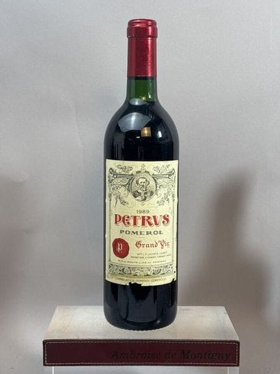 1 Bouteille, PETRUS 1989 - Pomerol 

Étiquette...