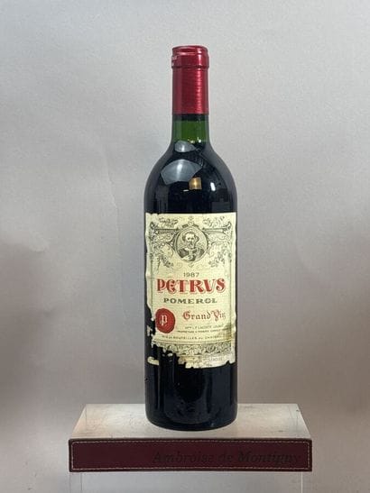 1 Bouteille, PETRUS 1987 - Pomerol 

Étiquette...