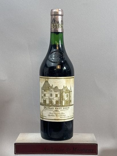 1 Bouteille, Château HAUT BRION 1981 - 1er...